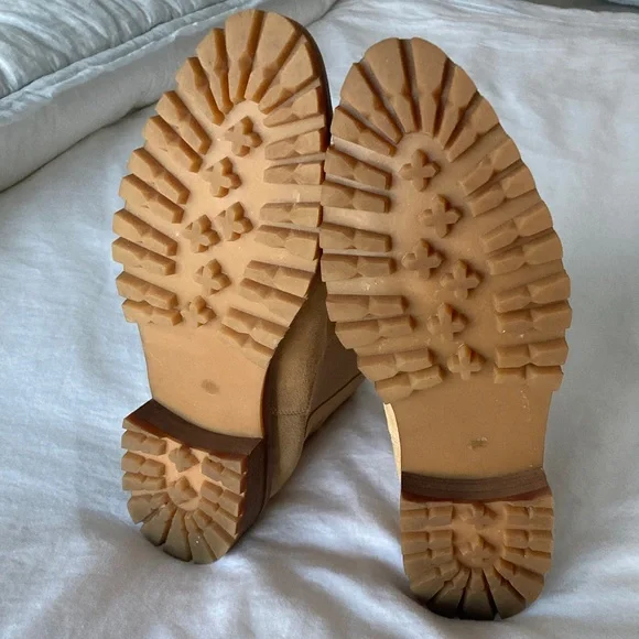 Quince Desert Tan Suede Chelsea Lug Sole Boots - Picture 2 of 5